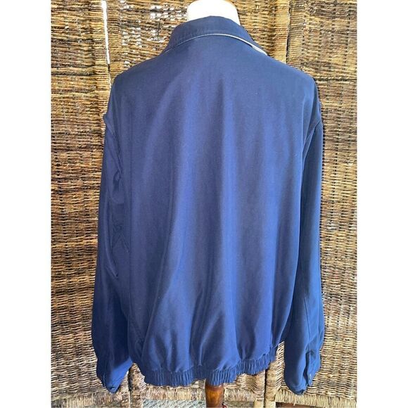 Polo by Ralph Lauren Mens Vintage Harington Jacket Full Zip Collared Navy Blue X - Picture 10 of 14
